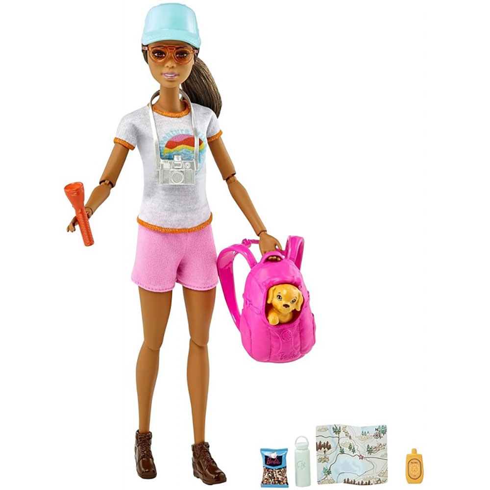 Set Barbie by Mattel Wellness and Fitness papusa cu figurina si accesorii GRN66 Accesorii