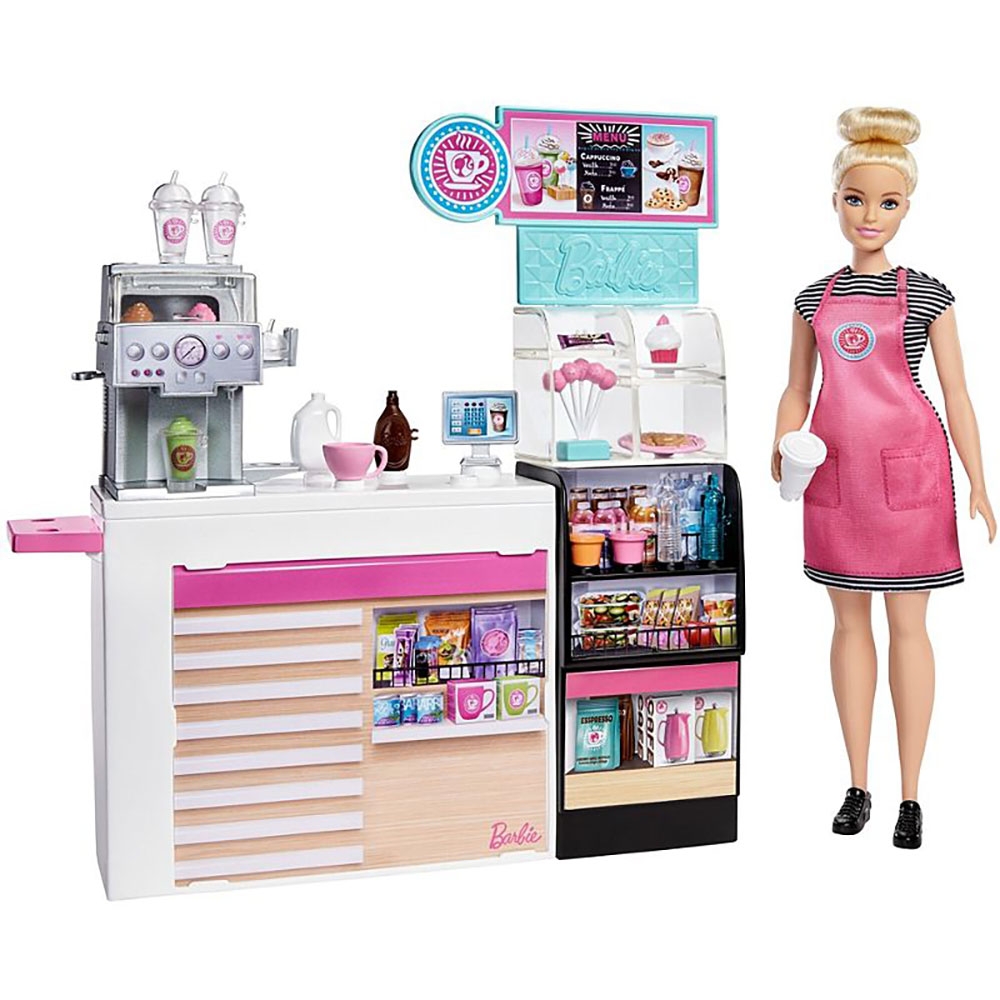 Set Barbie by Mattel Cooking and Baking Cafenea cu papusa si accesorii Accesorii