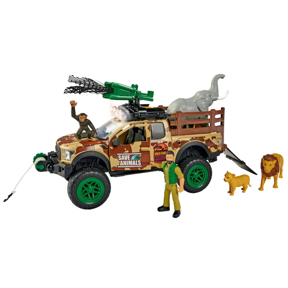 Set Dickie Toys Wild Park Ranger masina cu figurine si accesorii Accesorii