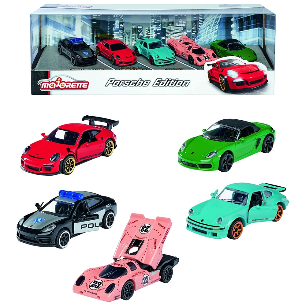 Set Majorette 5 masinute Porsche Premium Cars Jucarii copii
