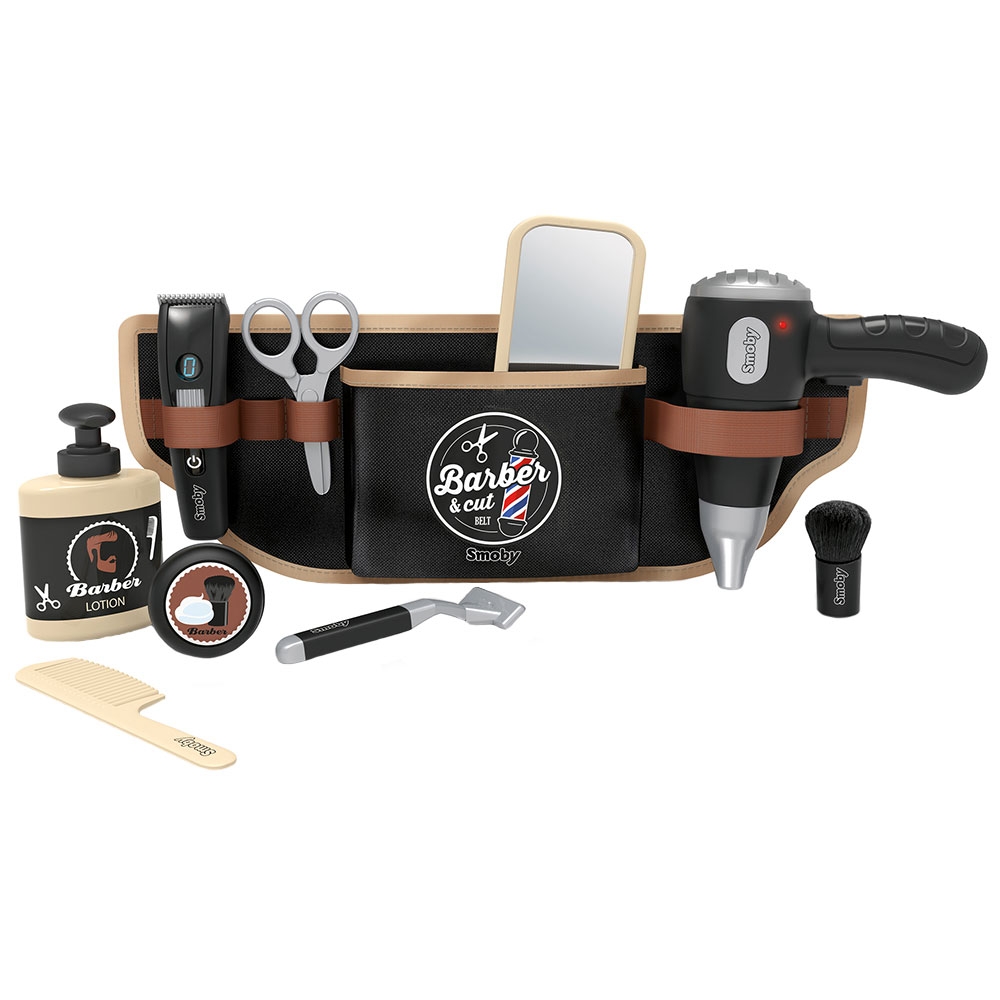 Centura frizer Smoby Barber and Cut negru cu accesorii Jucarii copii