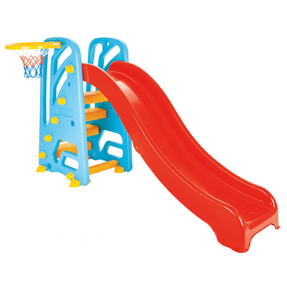 Tobogan Pilsan Wavy Slide cu cos baschet hubners.ro