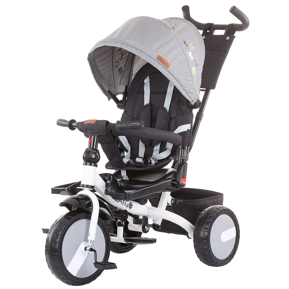 Tricicleta cu sezut reversibil Chipolino Largo asphalt CHIPOLINO