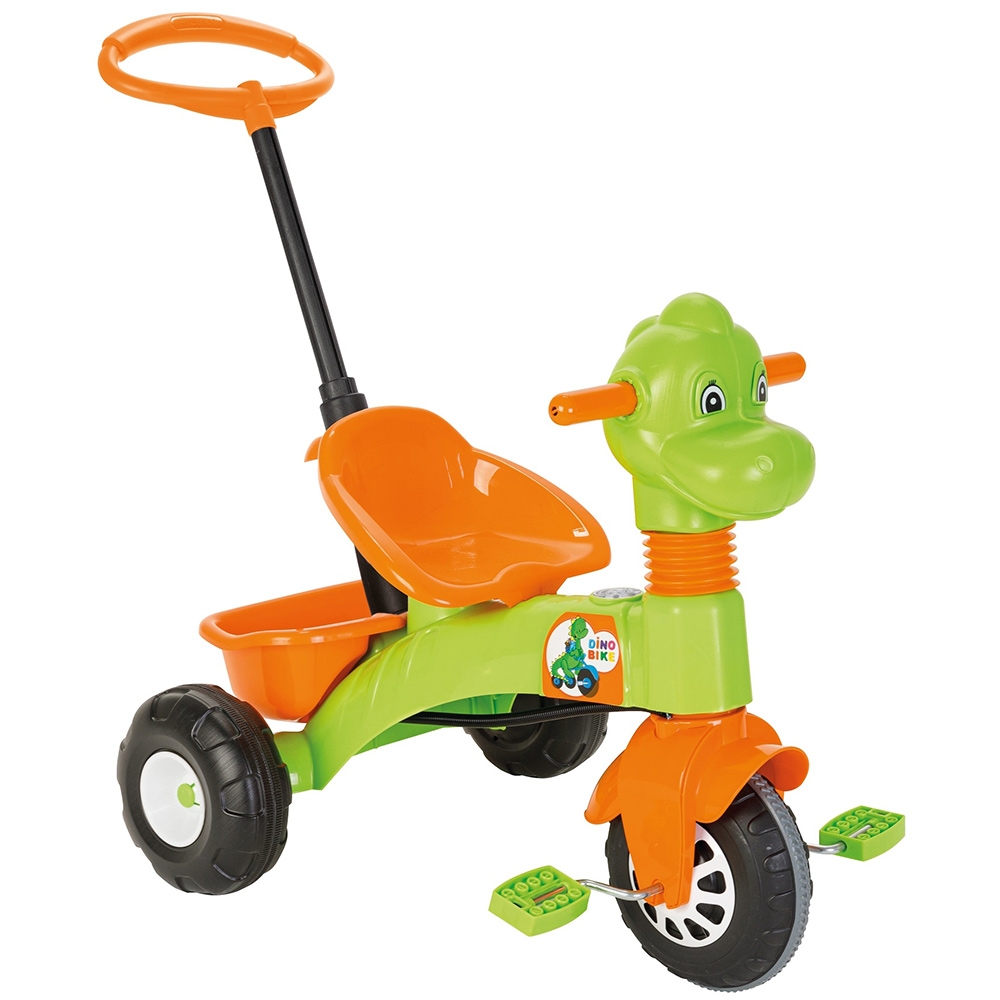 Tricicleta Pilsan Dino green cu maner hubners.ro