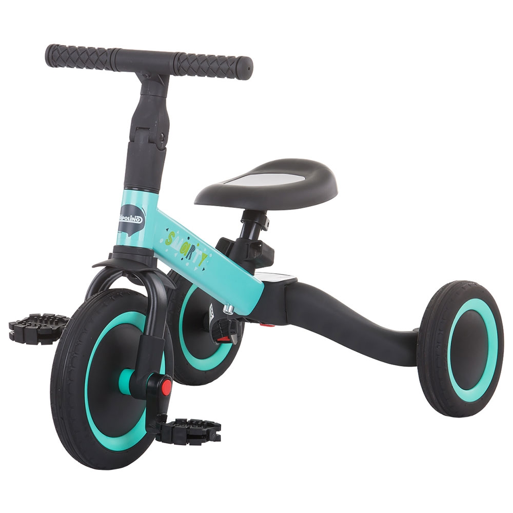 Tricicleta si bicicleta Chipolino Smarty 2 in 1 mint CHIPOLINO