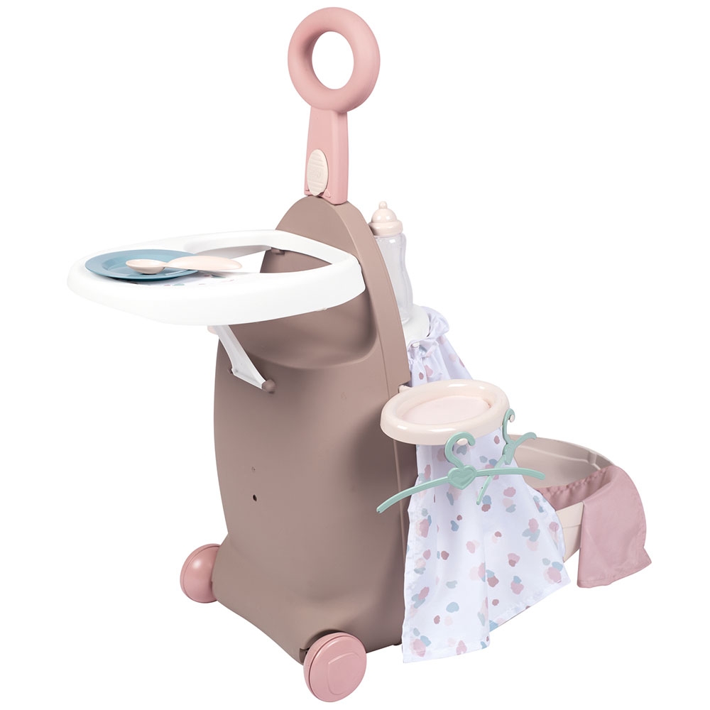 Baby Strollers 3 In 1 51 Valiza multifunctionala pentru papusi Smoby Baby Nurse 3 in 1 maro